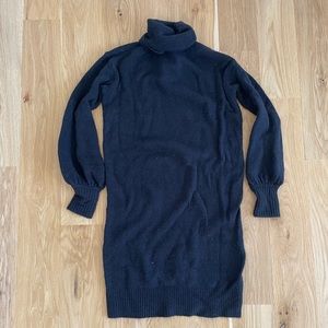 J. Crew Black Turtleneck Dress